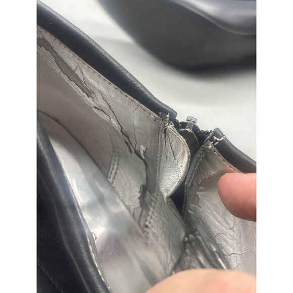 guess marciano stiletto 3" heel ankle boots black zip pointed toe size 8.5M READ - Picture 8 of 9